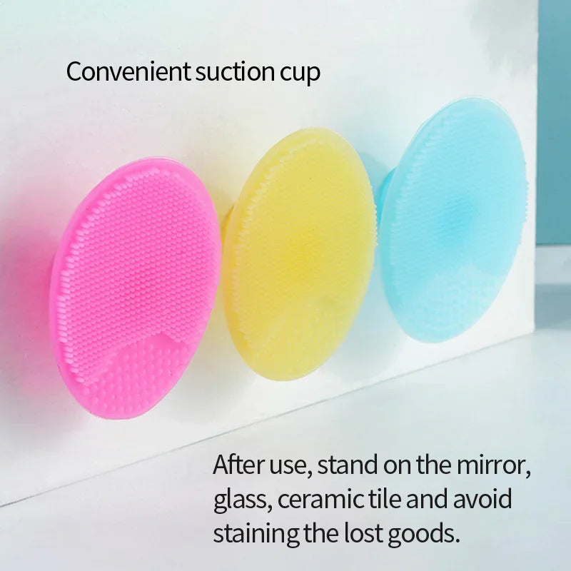 Silicone Shampoo Brush for Baby Infant Bathing Soft Silicone Boys Kids Shower Brush Head Hair Washing Massage Brushes Wipe Comb